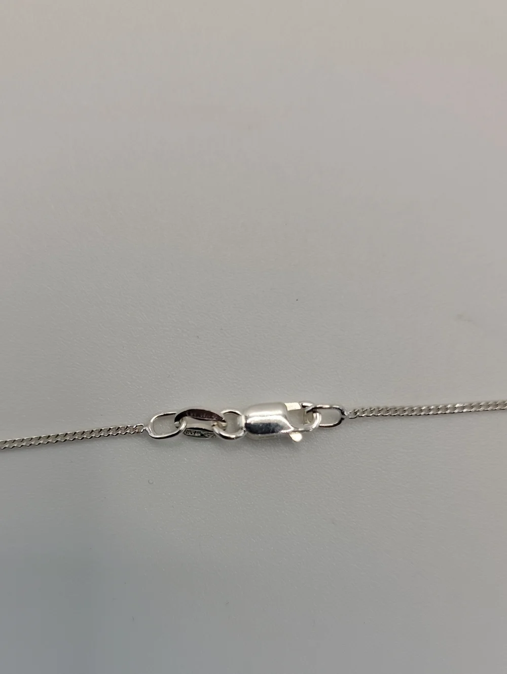 Sterling Silver Curb Chain Necklace Extra Fine- Jewelry 18